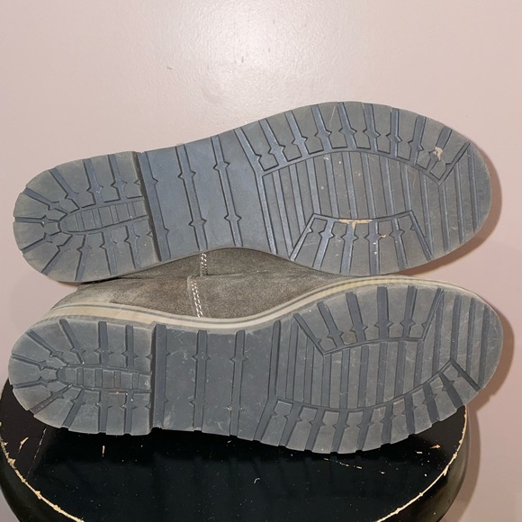 White Mountain dark mocha leather fur-lined boots - Picture 4 of 6